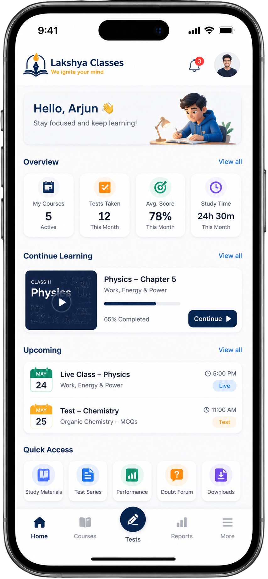 Lakshya Classes App